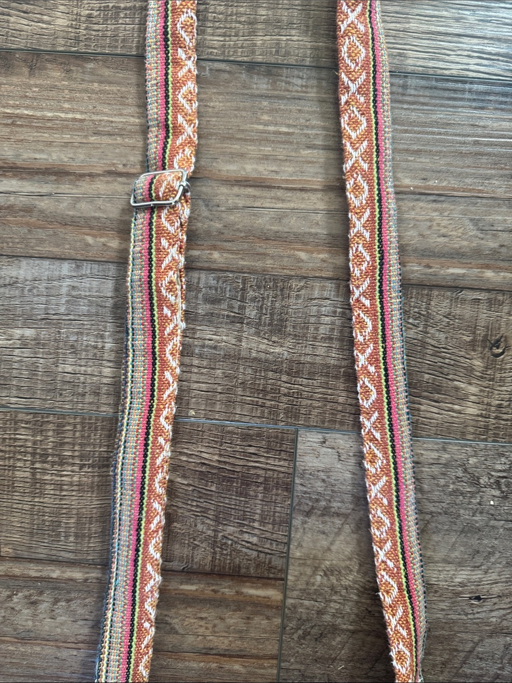 Kathmandu Multicolor Woven Crossbody Bag with Strap mushroom design - Picture 2 of 11